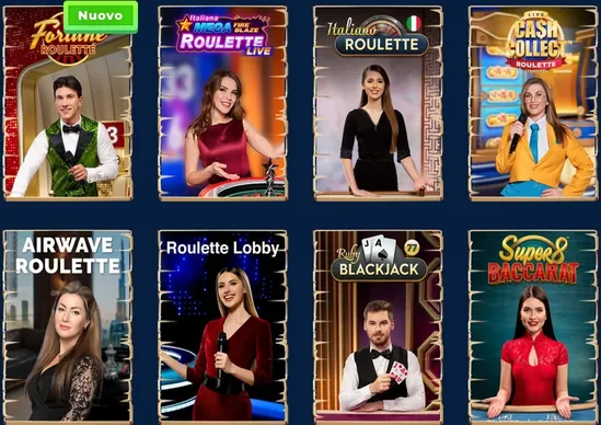 Wazamba Giochi con Croupier dal Vivo